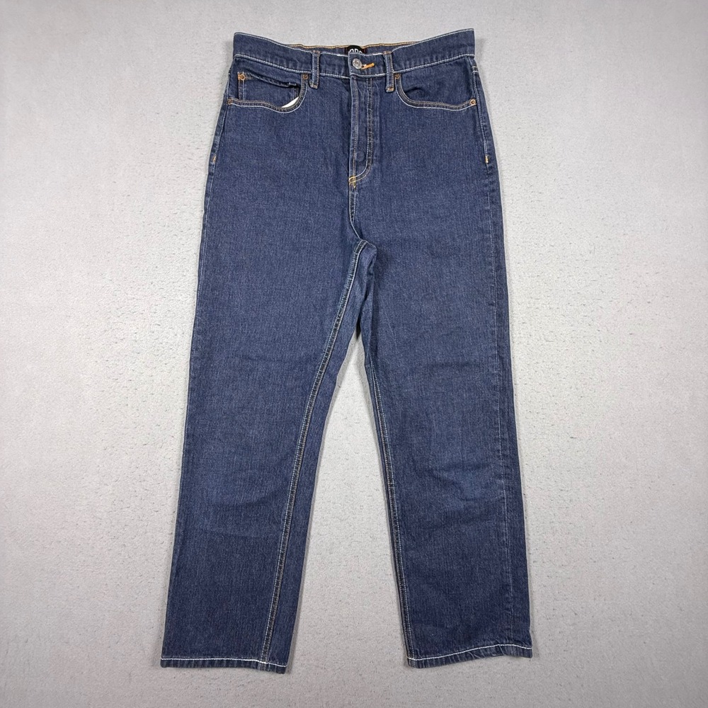 BDG Urban Outfitters Relaxed Straight Leg Jeans Dark Wash Denim Blue Womens 28